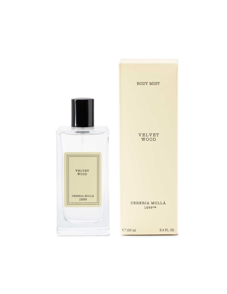 Cereria Mollá 1899 Velvet Wood – Rom- og kroppsspray, 100 ml