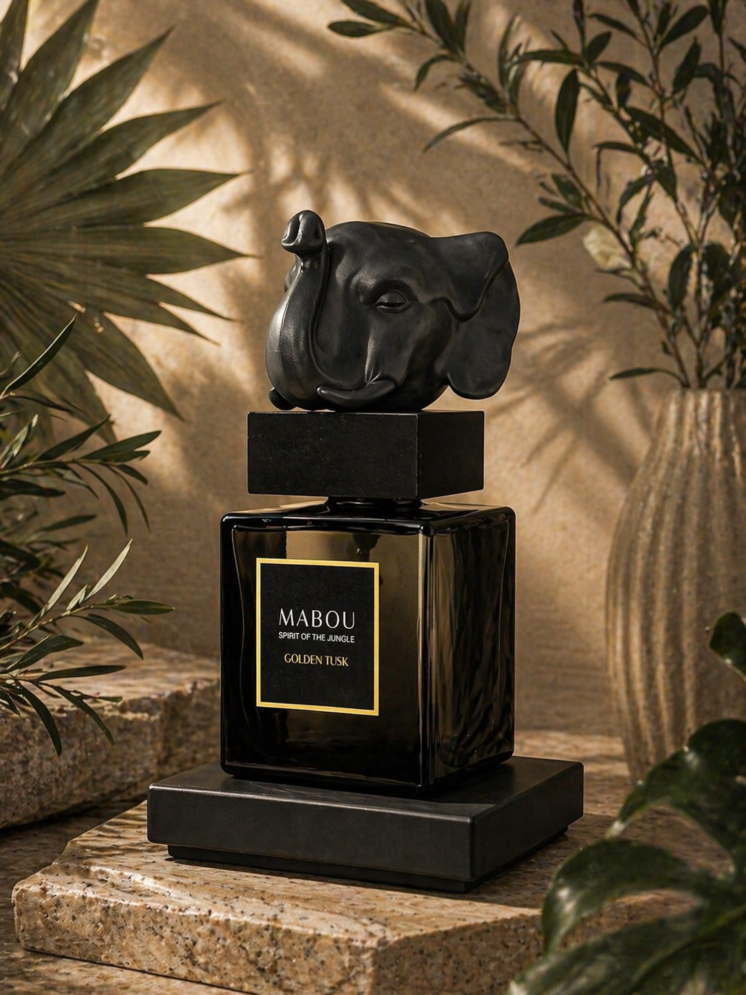 Duftskulptur- "Golden Tusk" 250 ml.