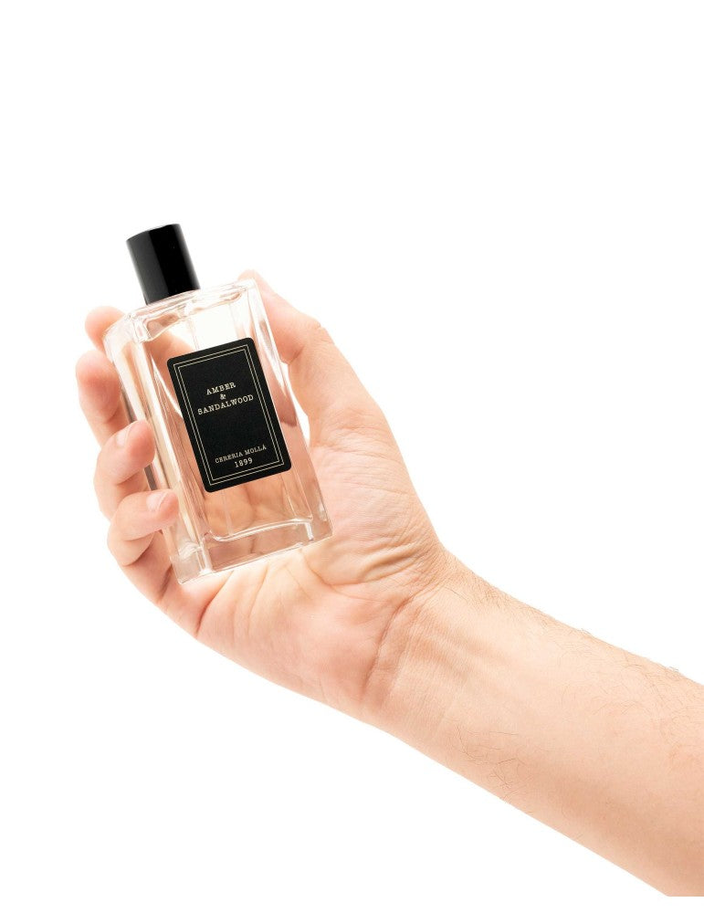 Cereria Mollá 1899 Amber & Sandalwood – Rom- og kroppsspray, 100 ml