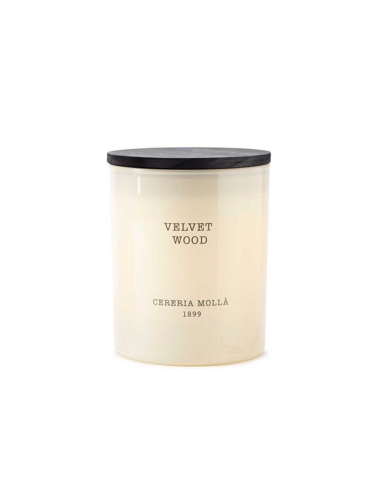Cereria Mollá 1899 Velvet Wood – Håndlaget duftlys i sojavoks, 230 g